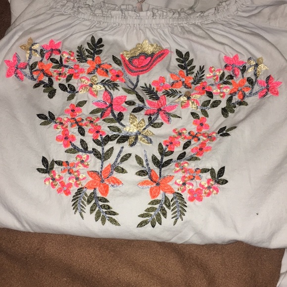 ‼️SOLD ‼️FREE PEOPLE Fleur De Jour Embroidered - Picture 5 of 5